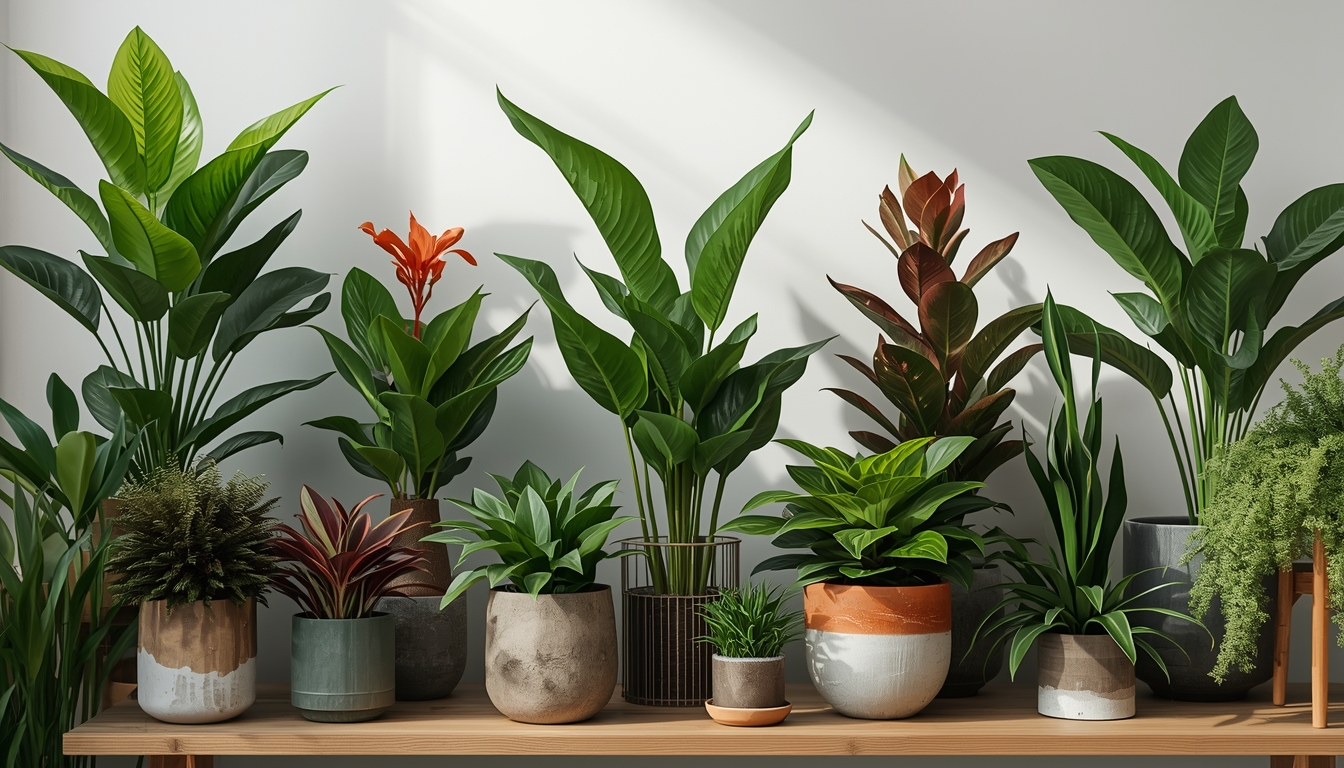 Curated indoor plant collection at Storeinventory